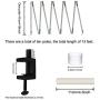 Table Balloon Arch Kit for Different Table Adjustable Balloon Arches Stand for Weddings & Birthday & Christmas Decoration (White)