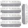 YIHAM KS734 Grill Replacement Parts Heat Tent for Char-Broil, Nexgrill 720-0888, 720-0888N Flame Tamer Heat Plate Shield for Thermos, Master Forge, 14 5/8 inch x 4 1/4 inch, Stainless Steel, Set of 5