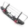 KYX Racing Alloy Front Bumper with LED Lights Upgrades Parts Accessories for RC Crawler Car Traxxas TRX4 TRX-4 Redcat Gen8 Scout II