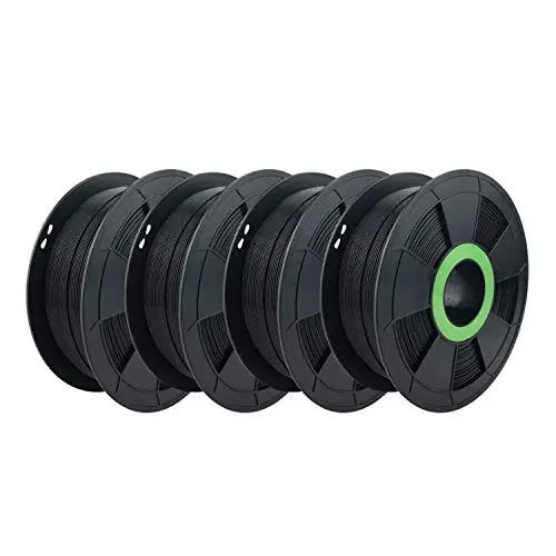 ZIRO 3D Printer Filament PLA PRO Basic Color Series 1.75MM 1KG(2.2lbs), Dimensional Accuracy +/- 0.03mm,Black(4Rolls/Pack) ZIRO 3D Printer Filament PLA PRO Basic Color Series 1.75MM 1KG(2.2lbs), Dimensional Accuracy +/- 0.03mm,Black(4Rolls/Pack)