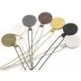 70 Pieces 7 Colors Pendant Trays Round Bezel Blanks for Jewelry Making, Metal Alloy Cabochon Round Dome-25 mm/1 inch Diameter (Colorful) for Crafting DIY Photo Pendant