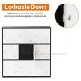 Bonnlo Metal Locker Storage Cabinet Office Lockers for Employees Kids Break Room Dormitory Steel Organizer with 9 Doors & Keys Bonnlo Metal Locker Storage Cabinet Office Lockers for Employees Kids Break Room Dormitory Steel Organizer with 9 Doors & Keys