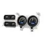 Dakota Digital 73 - 87 Chevy GMC Pickup Truck VHX Analog Dash Gauges Black Alloy Blue VHX-73C-PU-K-B