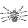 Haoun 3D Metal Puzzle for Teens and Adults, DIY Assembly Insect Model Stainless Steel Model Kit Jigsaw Puzzle Brain Teaser Mechanical Educational Toy, Desk Ornament -Spider Haoun 3D Metal Puzzle for Teens and Adults, DIY Assembly Insect Model Stainless Steel Model Kit Jigsaw Puzzle Brain Teaser Mechanical Educational Toy, Desk Ornament -Spider