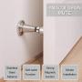 1 Pack Soft-Catch Magnetic Door Holder Magnetic Doorstops Stainless Steel Wall Mount Door Stop (1 Pack)