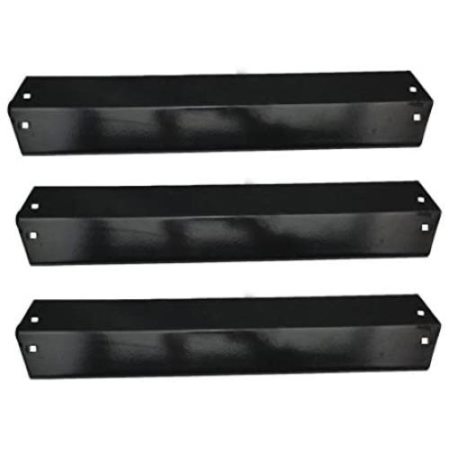 onlyfire Porcelain-Enameled Steel Flavorizer Bars Heat Plates Replacement for Chargriller Gas Grill Models 3001, 4000, 5050 (3-Pack)
