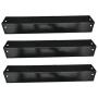 onlyfire Porcelain-Enameled Steel Flavorizer Bars Heat Plates Replacement for Chargriller Gas Grill Models 3001, 4000, 5050 (3-Pack)