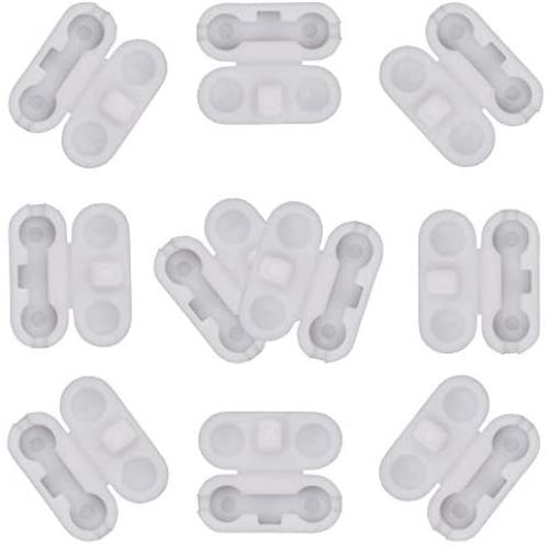 White Plastic Chain Connector for Beaded Chain for Roller Shades and Vertical Blinds (pack of 10) (chain not included)
