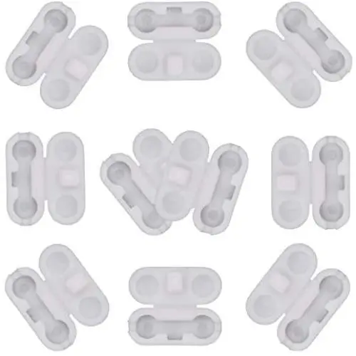 White Plastic Chain Connector for Beaded Chain for Roller Shades and Vertical Blinds (pack of 10) (chain not included) White Plastic Chain Connector for Beaded Chain for Roller Shades and Vertical Blinds (pack of 10) (chain not included)