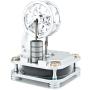 DjuiinoStar Stirling Engine, Solid Metal Construction (CNC Machined): an Interesting Working Model That Will Accompany with You for Years! Unique Gift for Engineers