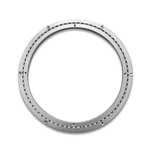 TROOPS BBQ Lazy Susan Turntable Ring - Heavy-Duty Aluminum Lazy Susan Bearing Hardware Single-Row Ball Bearings for Heavy Loads (300 lbs. Capacity) - 16 Inches