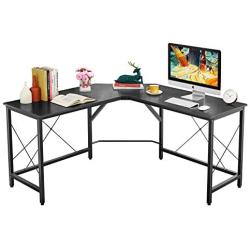 Mr IRONSTONE L-Shaped Desk 59'' Computer Corner Desk, Home Gaming Desk, Office Writing Workstation, Space-Saving, Easy to Assemble