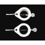 yueton 4pcs Metal Plug Rotating Flag Mounting Rings Fasteners for 0.88 to 1.06 Inch Flagpole
