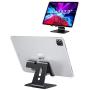 Apple Watch Stand, OMOTON 2 in 1 Universal Desktop Stand Holder for iPhone and Apple Watch Series 6/5/4/3/2/1 and Apple Watch SE (Both 38mm/40mm/42mm/44mm) (Black)