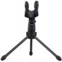 Desktop Microphone Stand, Upgraded Angle Adjustable Tripod Table Mic Stand for Recording Microphone or Other Microphone
