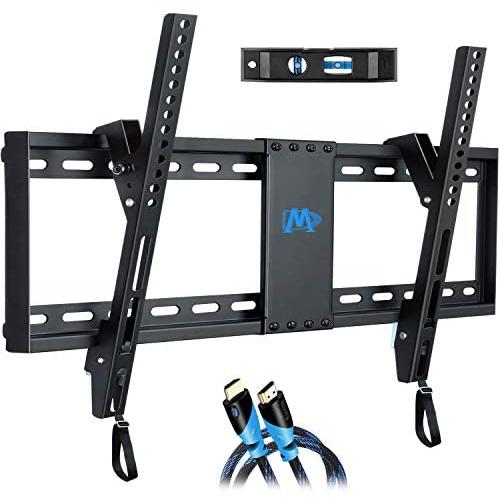 Mounting Dream UL Listed TV Mount for Most 37-70 Inches TVs, Universal Tilt TV Wall Mount Fits 16'', 18'', 24'' Studs with Loading 132 lbs & Max VESA 600x400mm,Low Profile Wall Mount Bracket MD2268-LK