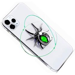 ETRY Christmas Phone Ring Stand Finger Holder, Spider Luxury Diamond, 360 Rotation Metal Ring Grip Animal Emo Hardcore Style - Compatible with All Smartphones and Tables