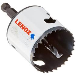 Lenox Tools - 1772780 Bi-Metal Speed Slot Arbored Hole Saw with T3 Technology, 2-1/16''