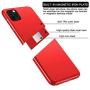 Magnetic Case for iPhone 11 Pro Max, Ultra Thin Magnetic Phone Case for Magnet Car Phone Holder with Invisible Built-in Metal Plate, Soft TPU Anti-Scratch Cover for iPhone 11Pro Max 6.5-Red