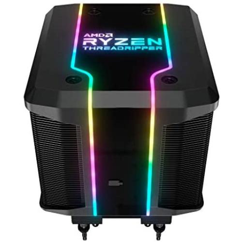 Cooler Master AMD Wraith Ripper ThreadRipper TR4 High Performance CPU Air Cooler, Addressable RGB Threadripper logo’s display, 7 Heat Pipes, Dual Tower Heatsink, Wraith Armor Air-Guide
