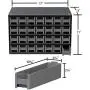 Akro-Mils 28-Drawer Steel Parts Craft Storage Cabinet Hardware Organizer, 19228, (17-Inch W x 11-Inch D x 11-Inch H), Gray Cabinet, Blue Drawers Akro-Mils 28-Drawer Steel Parts Craft Storage Cabinet Hardware Organizer, 19228, (17-Inch W x 11-Inch D x 11-Inch H), Gray Cabinet, Blue Drawers