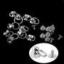 Rivet Studs Screw Back Round Head O Ring Spiles 10pcs Brass Rivet Studs Screw Back Round Ring Head Leathercraft Parts