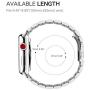 Fintie Band Compatible with Apple Watch 44mm 42mm Series 6/5/4/3/2/1/SE, Premium Stainless Steel Metal Replacement Wrist Strap Bracelet Compatible with All Versions 44mm 42mm Apple Watch, Silver