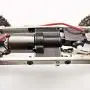 RC Car ZHOUPENGF Upgraded Metal Speed Change Gear Box Set pare Part Vehicle Toys Model for WPL B16 B24 B36 C24 C34 MN90 MN45 Accessories (Color : Silver)