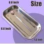 3 Pack Professional Medical Surgical Stainless Steel Dental Procedure Tray Thickening Lab Instrument Tools Trays -Flat Type 3 Pack Professional Medical Surgical Stainless Steel Dental Procedure Tray Thickening Lab Instrument Tools Trays -Flat Type