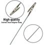DIAOSnx Set of 50 Metal Wire Alligator Clamp Long-Tailed Alligator Iron Clip Clasp for DIY Card Photo Memo Clip Holder 6inch (150mm)