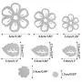 OOTSR Flower Metal Cutting Dies, 3D Flower Die Cuts Stencil for Scrapbooking/Embossing/Photo Album Decor/DIY Craft/Gift OOTSR Flower Metal Cutting Dies, 3D Flower Die Cuts Stencil for Scrapbooking/Embossing/Photo Album Decor/DIY Craft/Gift