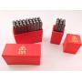 36pc 1/8'' 3MM Letter & Number Stamp Punch Set Hardened Steel, Metal Wood Leather