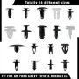 Guteauto 480Pcs Car Retainer Clips Kit Nylon Bumper 18 Most Popular Sizes Auto Fastener Rivet Clips - with Fastener Remover and Door Trim Panel Clips for GM Ford Toyota Honda Chrysler Guteauto 480Pcs Car Retainer Clips Kit Nylon Bumper 18 Most Popular Sizes Auto Fastener Rivet Clips - with Fastener Remover and Door Trim Panel Clips for GM Ford Toyota Honda Chrysler