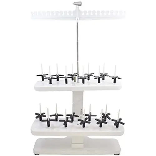 Embroidex - 20 Spool Thread Stand for All Home Embroidery Machines Brother Babylock Janome Bernina Pfaff etc. Embroidex - 20 Spool Thread Stand for All Home Embroidery Machines Brother Babylock Janome Bernina Pfaff etc.