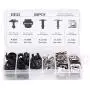 ANTS PART 60Pcs Engine Undertray Cover Clips Bottom Metal Screw Bolt Kit for Audi VW ANTS PART 60Pcs Engine Undertray Cover Clips Bottom Metal Screw Bolt Kit for Audi VW