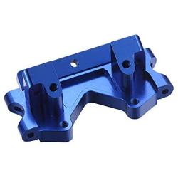 Aluminum Front Bulkhead Upgrade Parts for 1/10 Traxxas 2WD Slash Stampede Rustler Bandit Replace 2530 Blue-Anodized