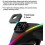 Pccooler 120mm Single Fan Moonlight Series, 3-PIN RGB LED Computer Case Fan - PWM PC Cooling Fan - Dual Light Loop Quiet Fan/Multiple Light Modes for PC Cases (Only PC-3M120 Replacement Fan)
