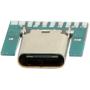 CY DIY 24pin USB 3.1 Type C Female Socket Connector SMT Type with PC Board