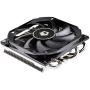ID-COOLING IS-30 30mm Height Mini-ITX Low Profile Cooler with 92x92x12mm Slim Big Airflow Fan, Black Color Theme, AM4 and LGA115X, TDP 95W