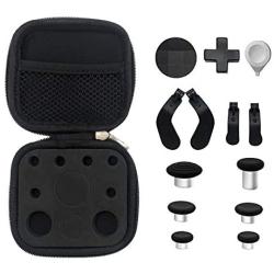 E-MOD Gaming 13 in 1 Metal Thumbsticks, D-Pads and Paddles with Tools for Elite Series 2 Controller Xbox One - Black