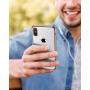 DTTO iPhone Xs Case, Clear Soft TPU Cover Case with Metal Luster Protactive Edge for Apple iPhone Xs(2018), Also Compatible with iPhone X(2017) 5.8 Inch, Gold