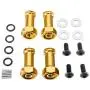 LoveinDIY 12mm Wheel Hub Hex Adaptor Extension for 1/14 RC Car Wltoys 144001 Part Accs - Golden, 12mm LoveinDIY 12mm Wheel Hub Hex Adaptor Extension for 1/14 RC Car Wltoys 144001 Part Accs - Golden, 12mm