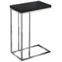 Monarch Specialties 3018, Chrome Accent Metal Base C-Table, Glossy Black Monarch Specialties 3018, Chrome Accent Metal Base C-Table, Glossy Black