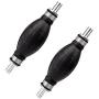 ZKer 2Pcs 3/8''(10mm) Rubber Metal One Way Valve Fuel Pump Line Hose Hand Primer Bulb for Car Marine Boat Diesel