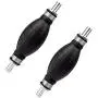 ZKer 2Pcs 3/8''(10mm) Rubber Metal One Way Valve Fuel Pump Line Hose Hand Primer Bulb for Car Marine Boat Diesel