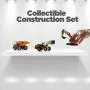 Top Race Metal Diecast Construction Toys Set of 3, Loader, Excavator, Dump Truck Pack of 3 Metal Realistic Construction Trucks Models 1:60 Scale Top Race Metal Diecast Construction Toys Set of 3, Loader, Excavator, Dump Truck Pack of 3 Metal Realistic Construction Trucks Models 1:60 Scale