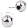 Pangda 1000 Pack 4 mm Metal Spacer Beads Metallic Plated Round Beads Tiny Smooth Beads for Necklaces, Bracelets and Jewelry Making (Silver) Pangda 1000 Pack 4 mm Metal Spacer Beads Metallic Plated Round Beads Tiny Smooth Beads for Necklaces, Bracelets and Jewelry Making (Silver)