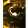 Homeimpro Garden Solar Lights Pathway Outdoor Moon Crackle Glass Globe Stake Metal Lights,Waterproof Warm White LED for Lawn,Patio or Courtyard (Bronze) Homeimpro Garden Solar Lights Pathway Outdoor Moon Crackle Glass Globe Stake Metal Lights,Waterproof Warm White LED for Lawn,Patio or Courtyard (Bronze)