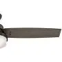 Hunter Sentinel Indoor Ceiling Fan with LED Light and Remote Control, 52'', Premier Bronze