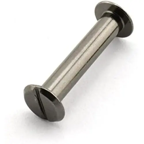 60 Sets Black Chicago Screws 1 Inches Screw Posts Metal Accessories Nail Rivet Chicago Button for DIY Leather Decoration Document Book Album Bookbinding Round Flat Head Stud Screw M5x25 60 Sets Black Chicago Screws 1 Inches Screw Posts Metal Accessories Nail Rivet Chicago Button for DIY Leather Decoration Document Book Album Bookbinding Round Flat Head Stud Screw M5x25